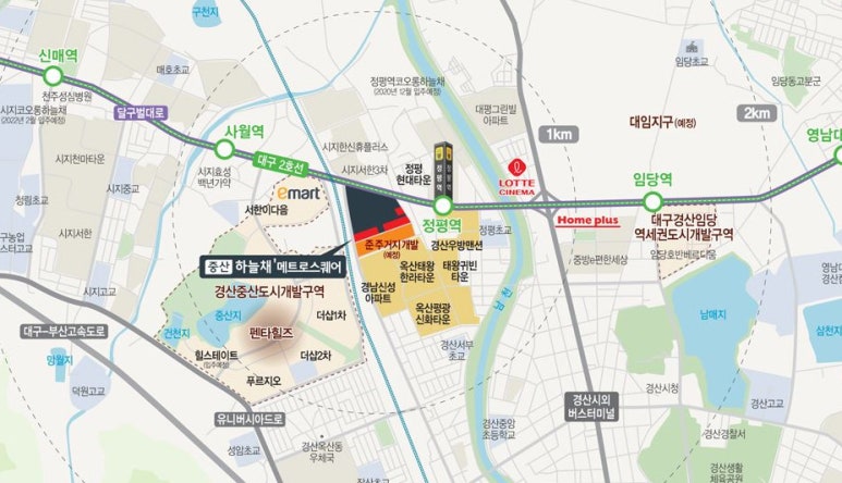 중산하늘채더퍼스트 주출입구 코너 상가 임대차 월세