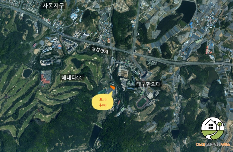경산시 점촌동 위치 도심 주거지 인근 575평 땅·토지 매매