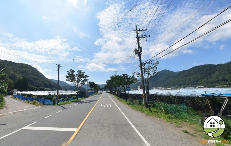 경산 남천면 왕복2차선 도로 접한 약 643평 토지·땅 매매